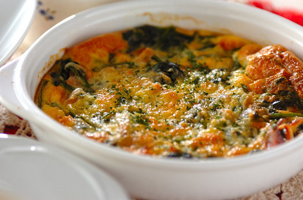 基本のほうれん草とベーコンのキッシュ 作り方簡単