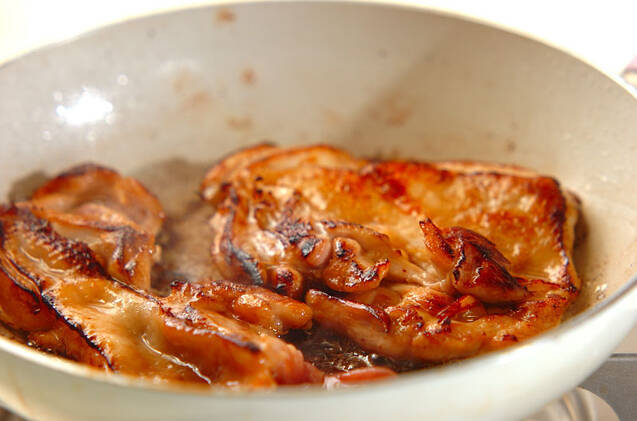 照り焼きチキン丼の作り方の手順7