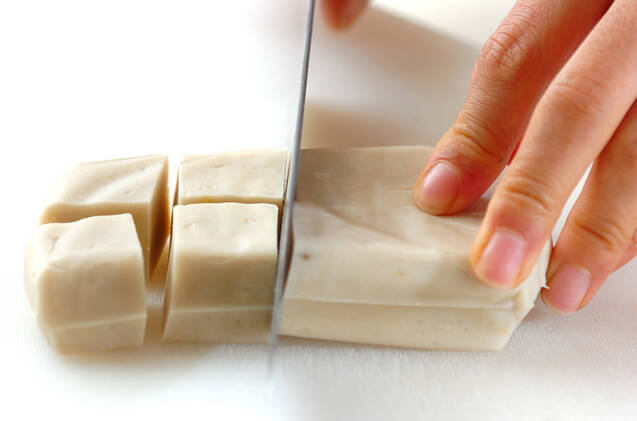 生麩入りぜんざいの作り方の手順1