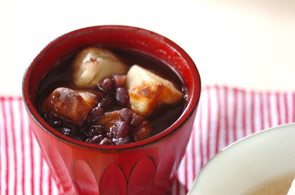 生麩入りぜんざい