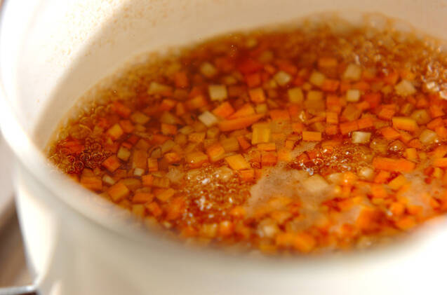 チリメンジャコ入り稲荷寿司の作り方の手順6