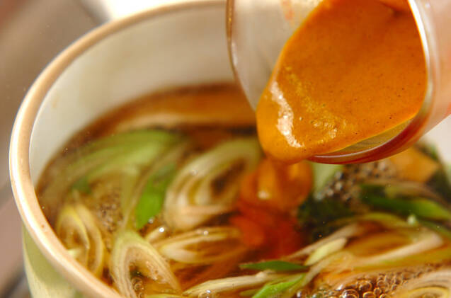 カレー南蛮汁の作り方の手順5
