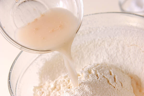 中華風蒸しパン 花巻の作り方の手順3