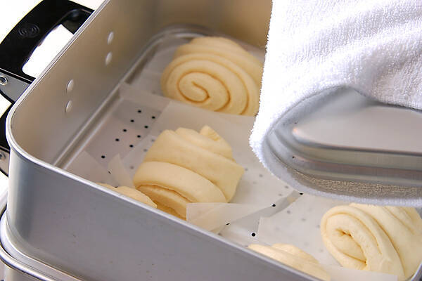 中華風蒸しパン 花巻の作り方の手順10