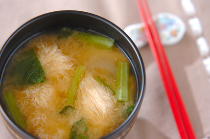 ヤマブシタケのみそ汁