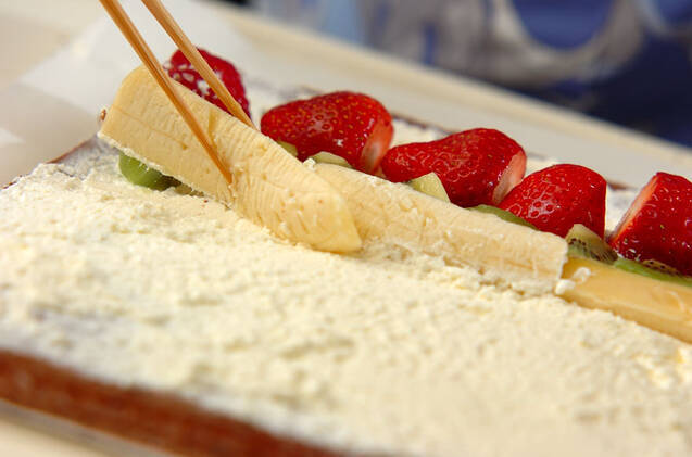 オニ模様の節分デコロールの作り方の手順13