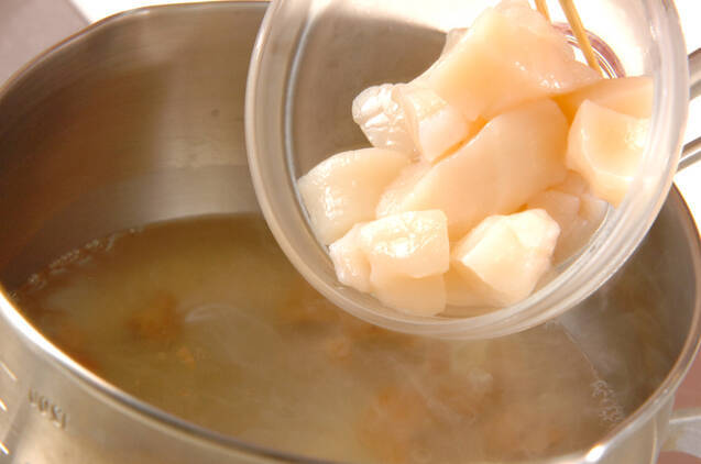 梅のだし茶漬けの作り方の手順2