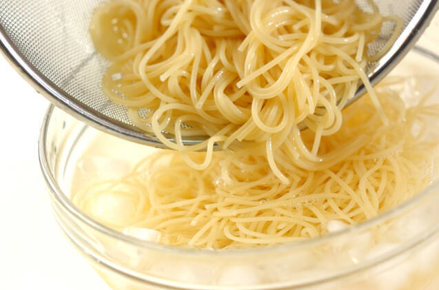 ミョウガのサッパリパスタの作り方の手順5