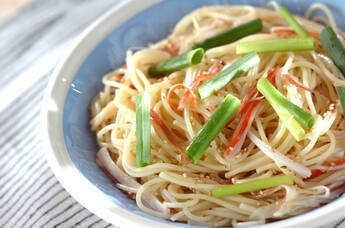 ミョウガのサッパリパスタ