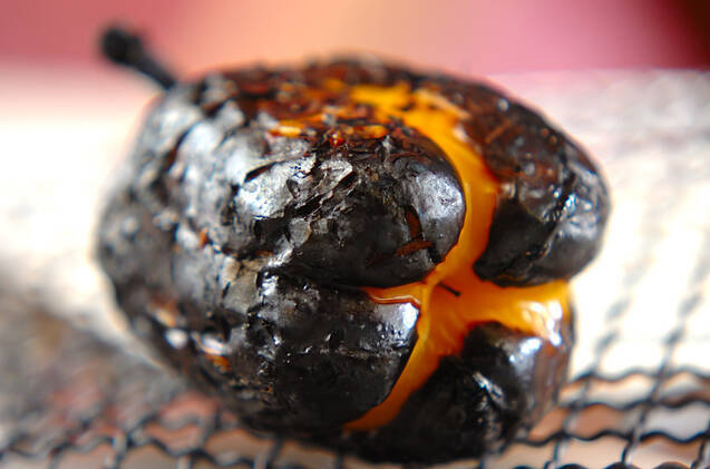 焼きパプリカのビネガー冷製パスタの作り方の手順1