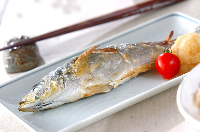 アジの塩焼き