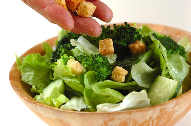 シンプルグリーンサラダの作り方の手順4