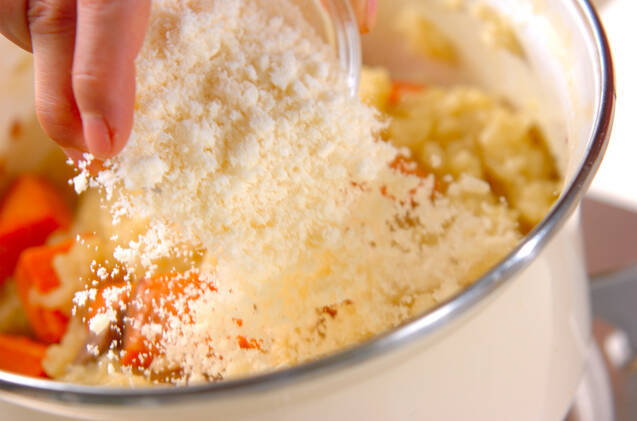 鮭のリゾットの作り方の手順10