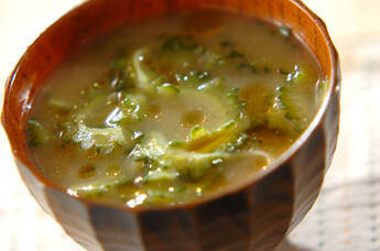 ゴーヤのみそ汁