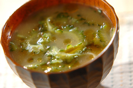 ゴーヤのみそ汁