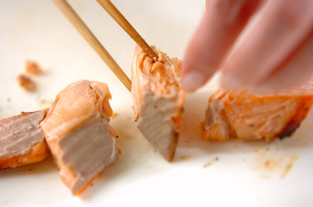 鮭と野菜のおろし和えの作り方の手順8