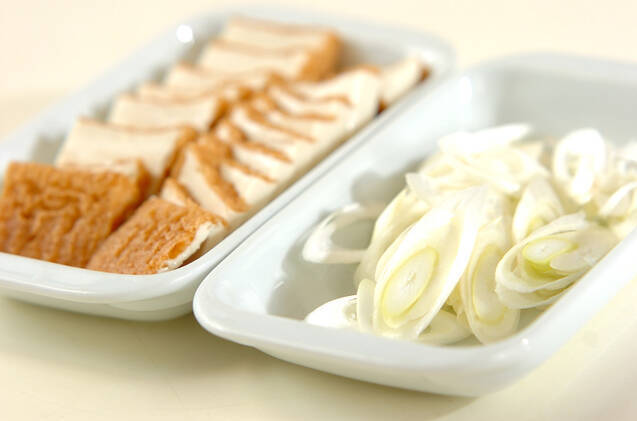 厚揚げのショウガ炒めの作り方の手順1