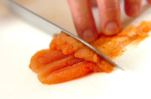 ブロッコリーの明太和えの作り方の手順1