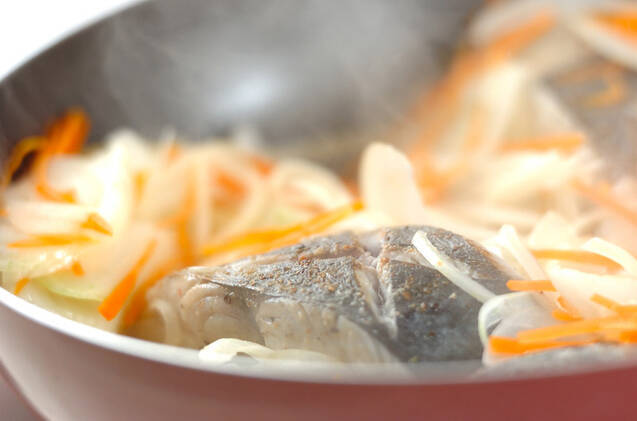 白身魚のパピヨットの作り方の手順8