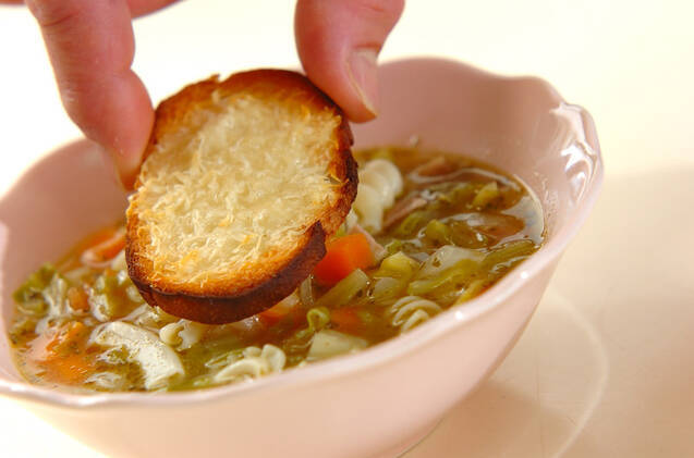 春キャベツを使ったピストスープの作り方の手順7