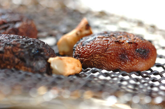 ホウレン草と焼きシイタケのお浸しの作り方の手順4