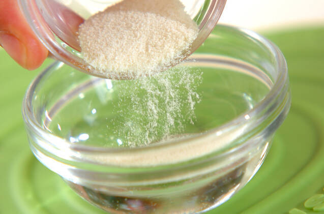 グラスコーヒーゼリーの作り方の手順1