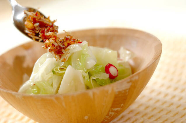 キャベツのジャコドレサラダの作り方の手順4