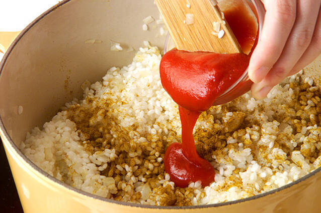 ドライカレーとピラフの作り方の手順6