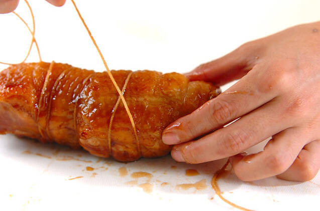 鶏肉ロールのコーラ煮の作り方の手順8