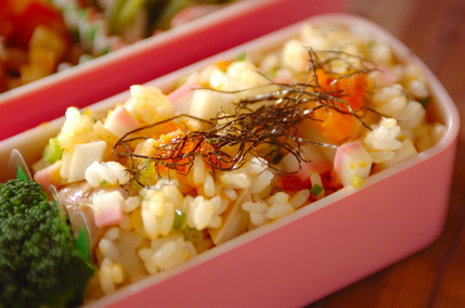 味卵の混ぜご飯