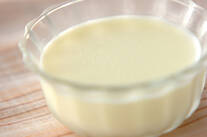 タピオカ入りプリン