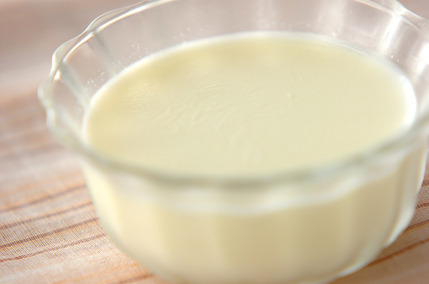 タピオカ入りプリン