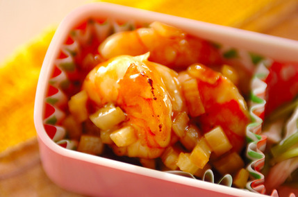 エビのオイスター炒め