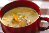 カボチャカレースープ
