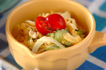 からしマヨのマカロニサラダ