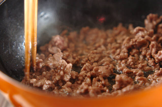 豆腐の肉みそがけの作り方の手順2