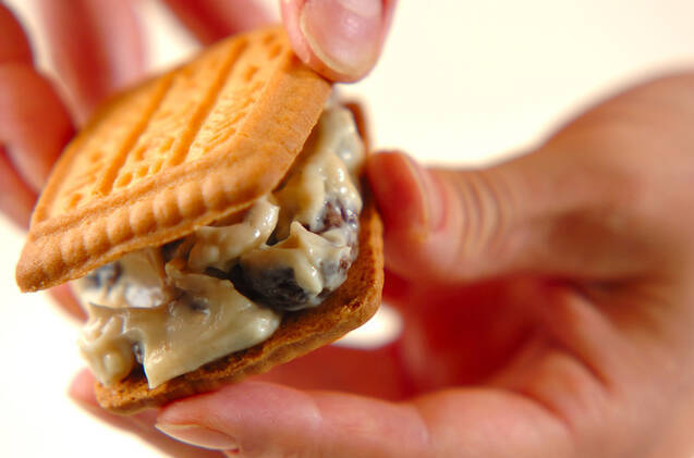 ラムレーズンサンドの作り方の手順3