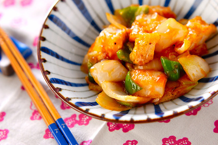 揚げずに簡単！白身魚の甘酢あん