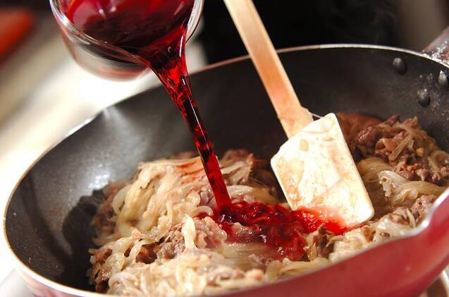 玉ネギの甘みたっぷりハヤシライスの作り方の手順4