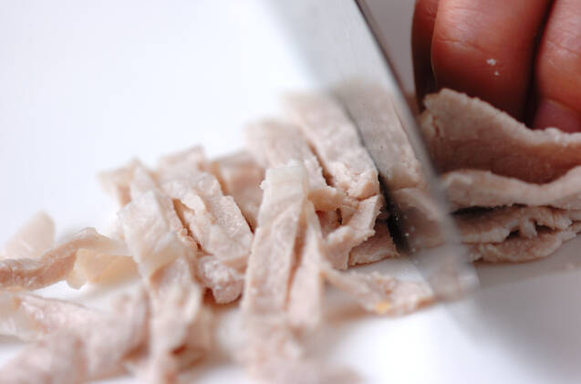 豚肉のサラダの作り方の手順1