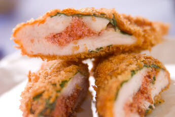 ささ身タラコはさみ揚げ