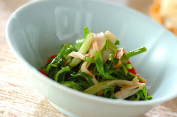 セリのからし和え