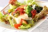 海藻と豆腐のサラダ