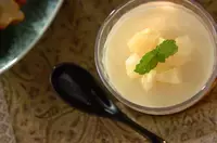 ピーチミルクプリン