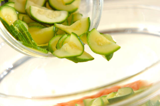 明太ズッキーニの作り方の手順4