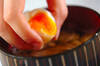 湯葉と温泉卵のお吸い物の作り方の手順5