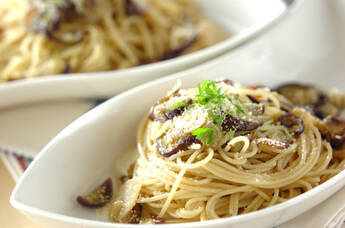 ナスとアンチョビのパスタ