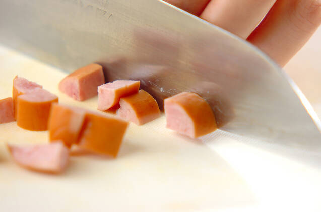 ヒヨコ豆のチリ炒めの作り方の手順1