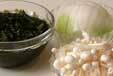 エノキのみそ汁の下準備3