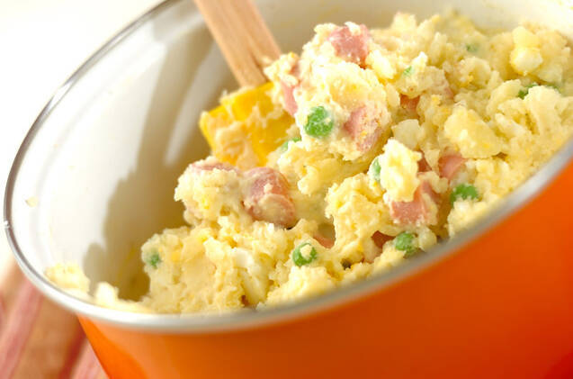 ニンニクチップのポテトサラダの作り方の手順7